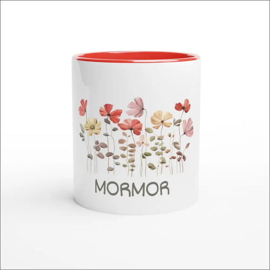 Blommig Mugg för Kära Mormor 11 oz i Vit Keramik - Premium Print Material from Picatshirt - Just 230 kr! Shop now at Picatshirt