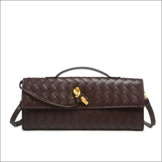 Elegant Afton Style Clutch med Fina Detaljer - Kaffe / 31*7*14cm - mutual