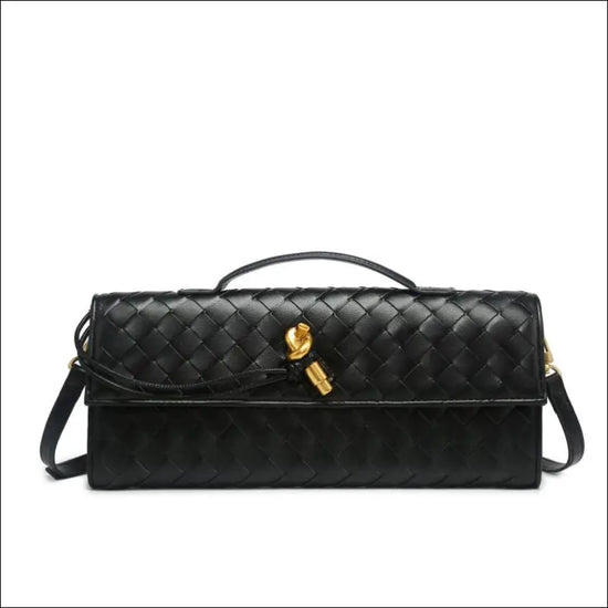 Elegant Afton Style Clutch med Fina Detaljer - Svart / 31*7*14cm - mutual