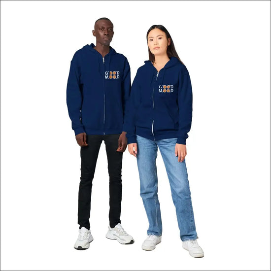 Klassisk Hoodie Good Mood för 2 en positiv stil - Print Material