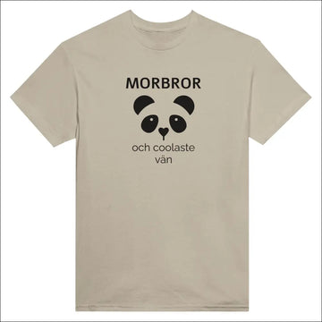 Morbror T-shirt med Panda Motiv | Klassisk Passform - S - Print Material