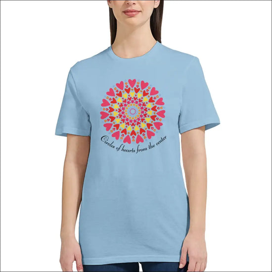 Ornamental t-shirt - Cirklar av hjärtan - Print Material