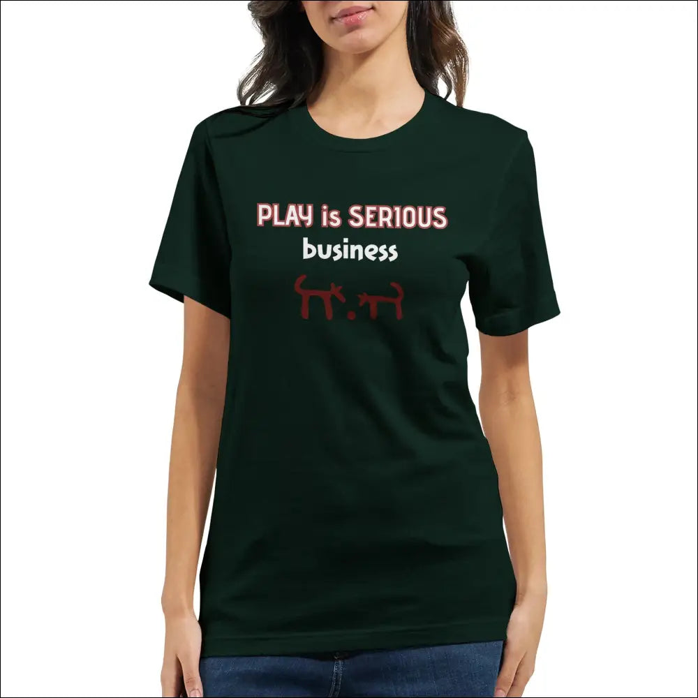 Play Serious T-shirt i Nordisk Stil för Ledare - Print Material