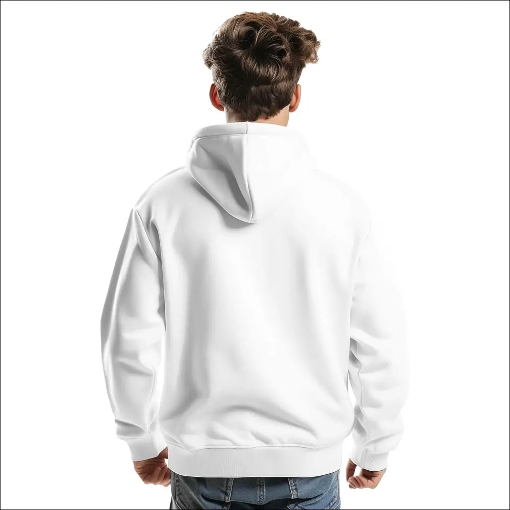 Premium Unisex Pullover Hoodie i Vit från Justhoods JH001 - Premium Print Material from Pickatshirt - Just 620 kr! Shop now at Picatshirt