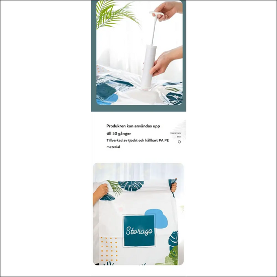 Vakuumpåsar för förvaring av textilier - Premium mutual from mutualdropshopping - Just 70 kr! Shop now at Picatshirt