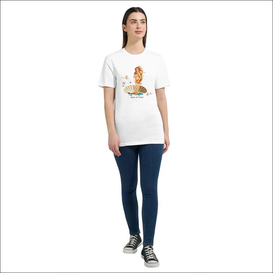 Venus T-shirt inspirerad av Sandro Botticellis Födelsen av Venus - Premium Print Material from Picatshirt - Just 279 kr! Shop now at Picatshirt