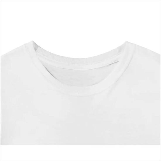 Vit bekväm t-shirt med färgglad T-shirt logotyp - Premium Print Material from Picatshirt - Just 229 kr! Shop now at Picatshirt