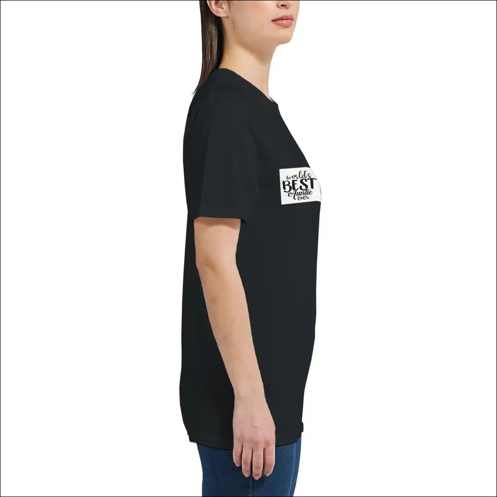 Worlds Best Auntie, Klassisk T-shirt - Premium Print Material from Picatshirt - Just 299 kr! Shop now at Picatshirt